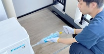 エアコンの水漏れ予防に「排水ホース用ポンプ」を使ってみたら、謎の白い物体が出てきた