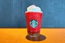 【新作】スタバの『GABURI スイカ フラペチーノ』を飲んでみた → プツプツっとした食感がマジでスイカだった