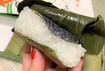 冬の「柿の葉寿司」ってカタいねん！ → トースターで軽く焼いたら美味しいぞ