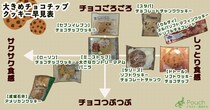 大きめチョコチップクッキーのチョコ量と食感がひと目でわかる！「チョコチップクッキー早見表」を作ってみた