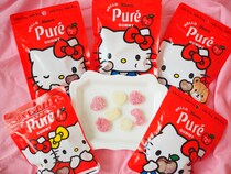 ピュレグミ史上最高にラブリーかもっ❣️真っ赤なパッケージが目印の「ピュレグミ×ハローキティ」はグミの形にも注目だよ【#グミ偏愛レポ】