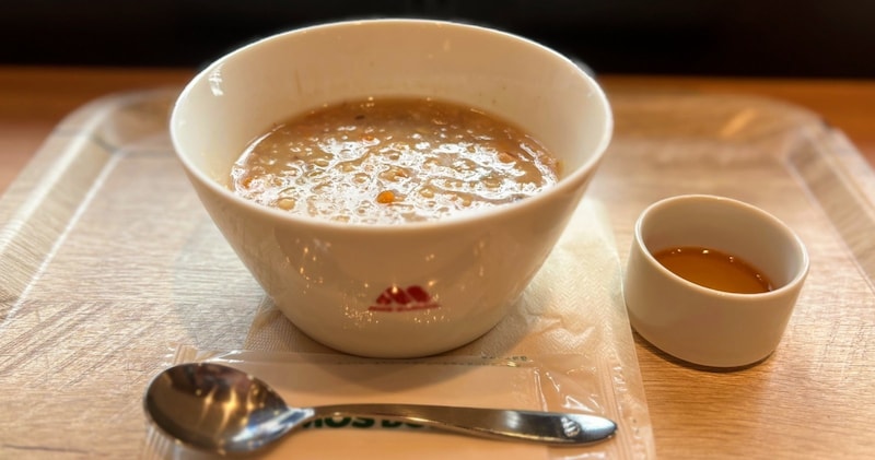 【シェンゾウ初体験】モスバーガー&カフェ限定「台湾風粥」が最高…♡テイクアウトOK&朝ごはんにぴったりですっ