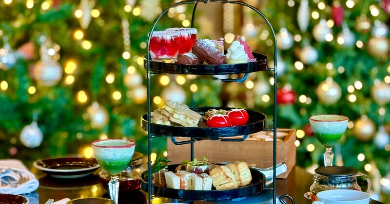 プルマン東京田町のスタイリッシュな「クリスマスアフタヌーンティー」を堪能🎄これは自分へのクリスマスプレゼントにいいぞ〜♡