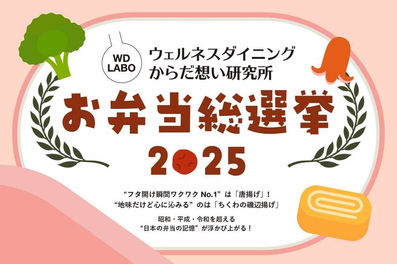 お弁当界のスターが勢ぞろい🍱お弁当総選挙2025開催！フタを開けた瞬間、どんなおかずがあったらテンションあがる？