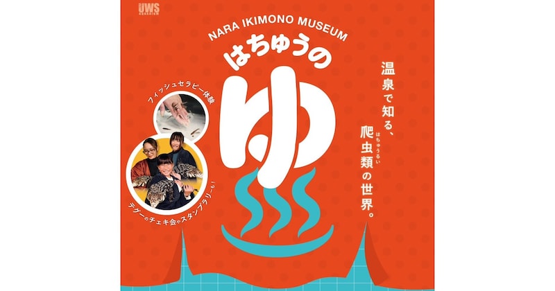 爬虫類たちも至福の表情で「ととのう」!? 奈良いきものミュージアムの企画展「はちゅうのゆ」でギャップ萌えしちゃいそうです♡