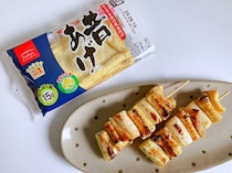 油あげって万能！『昔あげ』を焼き鳥風にアレンジしてみたらやみつきおつまみ完成しちゃったぞ