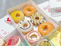 むぎゅむぎゅ・ザクザク・ふわふわ…♡クリスピー・クリーム・ドーナツに食感の違いや春フレーバーを楽しめる新作5種が登場🍩