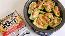 レシピ「ピーマンの燻製屋詰め」🫑ピーマンの肉詰めがめんどくさいならソーセージにすればいいじゃない！