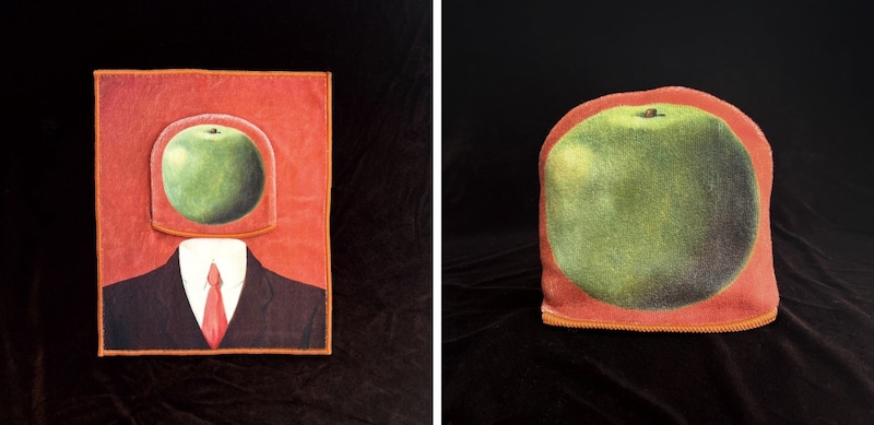 ルネ・マグリットの『観念』が使い勝手も良さそうなハンカチに🍏西洋絵画の展覧会のユニークなグッズを監修したのはやっぱりあの人たちでした