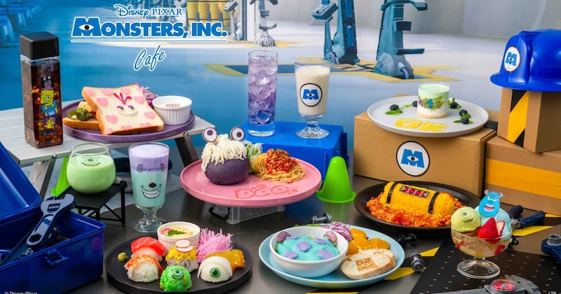 映画『モンスターズ・インク』公開25周年🔦マイクのお寿司が食べられるカフェやHappyくじなど気になるコラボがいっぱいです♡