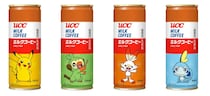 「UCC ミルクコーヒー」にポケモン缶が登場！ 定番のデザインにピカチュウや新キャラたちが描かれていて可愛い!!