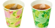 ローソンの新作ホットドリンクはフルーツの香りの台湾茶！ 「白桃凍頂烏龍茶」と「白葡萄ジャスミン茶」の2種類が登場