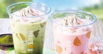 ドトールの「わらび餅」入り桜オレが美味しそう♡ ほのかな塩気がアクセントになってるらしい