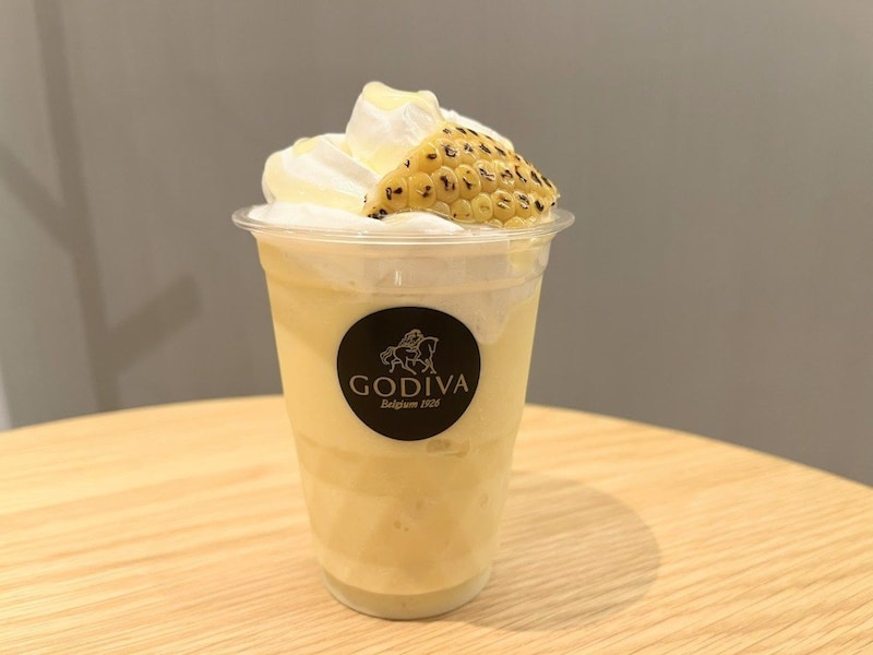 これがGODIVA流のコンポタだ🌽夏にぴったりなゴディバカフェ新作「スイートコーン ショコリキサー」を飲んでみた