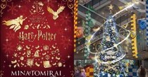 横浜・みなとみらいのクリスマスは「ハリー・ポッター」がテーマ‼︎ 映画のような装飾＆演出のツリーが冬の魔法界へ誘うよ〜！