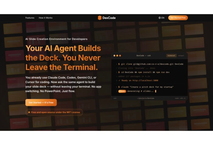 コーレがスライドを生成・並列編集できるオープンソースツール「DexCode」を公開開始