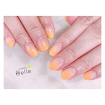 【カラグラネイル】おすすめは指先になじむ可愛いクリームオレンジで決まり！