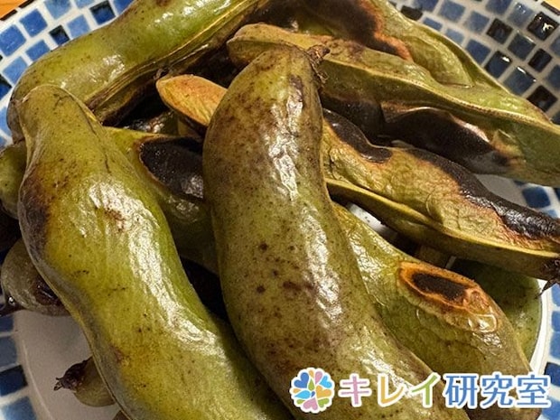 【おすすめ旬レシピ:焼きそら豆】脂質の少ないそら豆をさやごと焼いて手軽に栄養摂取!