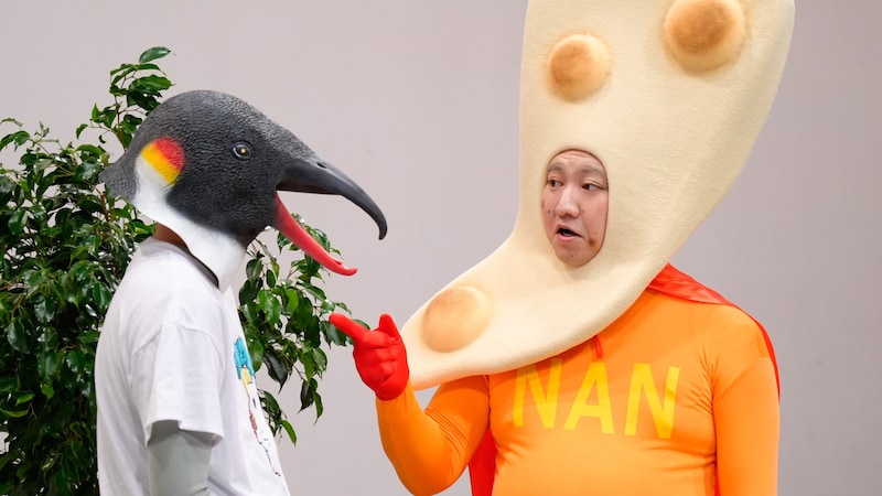 ナンマン（兎）が今度はデパートで世直し！ 迷子になったペンギン少年（堂前）の元へ駆けつけるが…！？／「コント・デ・ンガナ」