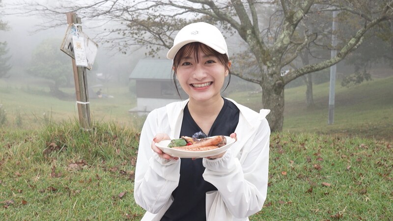 山頂のプラネタリウムを目指して福田愛依が関西初登山〜大野山(兵庫県)のご褒美メシは山上B B Q!