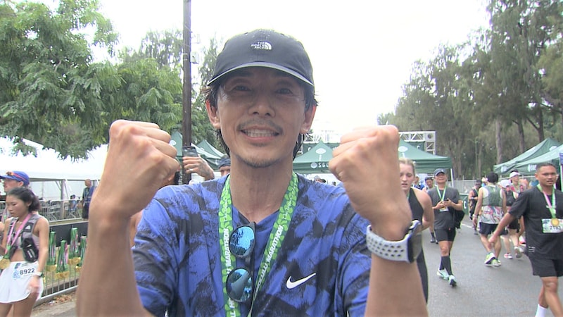 藤木直人が「人生初の挑戦」と語った“ホノルルマラソン”に完全密着！　「脚の付け根がやばいかも…」まさかの天候でどうなる！？