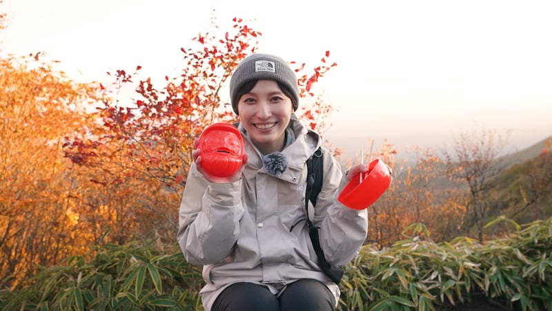 紅葉の絶景！榛名湖に映る榛名富士を堪能！掃部ヶ岳（群馬）で戸田れいが感動！