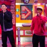 あのヴォーカルユニットが「なんばの奮闘店」を生歌唱で全力応援！ なるみ＆岡村隆史＆北條アナもペンライトで盛り上げる！