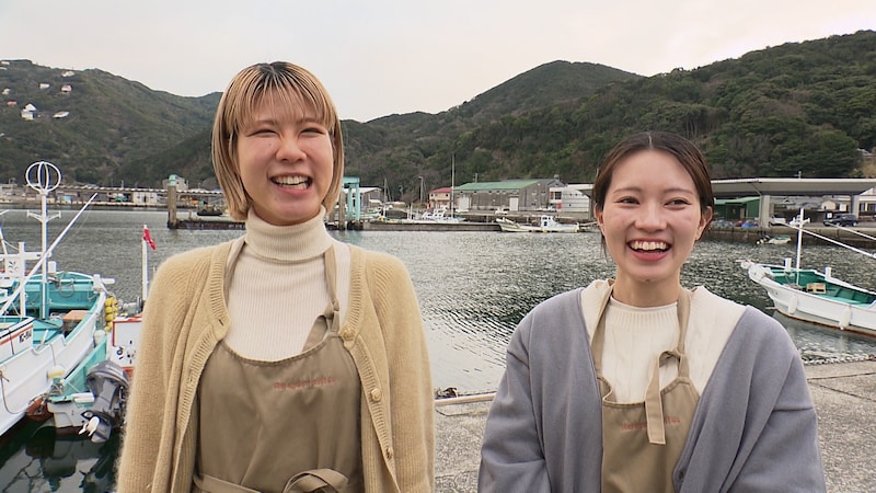 漁協の事務所がカフェに大変身！　プロデュースしたのは和歌山大の現役学生2人　阿尾漁港を“漁師めし”と手作りスイーツで活性化！？