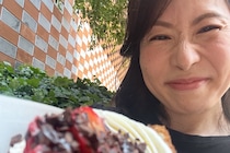 乾麻梨子アナ　クレープでしあわせチャージ（ABCテレビ）