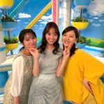 新貝まゆアナ　おは朝終わりにピース！（練習中w）（ABCテレビ）