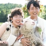 『新婚さんいらっしゃい！』騒然！ “キスの柔らかさ”が羊と同じ！？　ふたりの運メェ～を羊が引き寄せた、激アツ “羊まみれ”夫婦