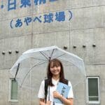 瀧口美咲アナ　夏が来た🥎　（ABCテレビ）