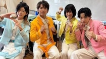 モナキ、劇団ひとりも大興奮！ 校舎を駆け巡る全長451m「巨大流しそうめん」に奈良の高校生1000人が挑戦！