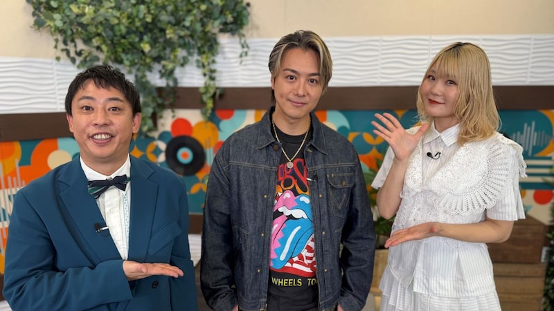 EXLE TAKAHIROがリラックスしすぎ!?な素顔トーク！ 「湯水のごとく話が出てくる…」さらば森田と古着話で盛り上がり、ハラミちゃんとのセッションも！『音バナ♪ついつい』8/15放送