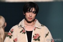 GENIC増子敦貴、初ランウェイで新境地 花柄ボアブルゾン×ヌーディーメイク施し会場魅了【TGC広島2025】