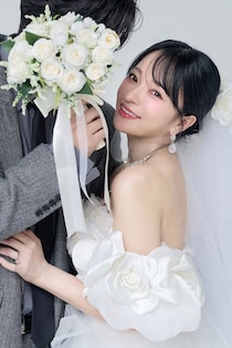 結婚発表のヘラヘラ三銃士さおりん、お相手とのウエディングフォト初公開「美しすぎます」「旦那さんのかっこよさが滲み出てる」の声