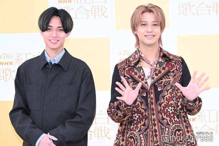 【紅白リハ1日目】King ＆ Prince高橋海人、会見中に突然永瀬廉へ発言内容を確認 永瀬は「希望の丘」交えたコメントも