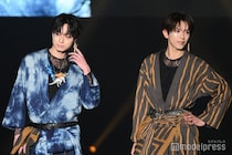 ACEes作間龍斗＆深田竜生、“駿河和染”⾐装纏い堂々ランウェイ 仲睦まじいやり取りに歓声【TGCしずおか2026】