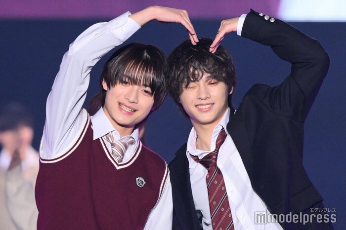 「今日好き」倉⽥琉偉&森本陸⽃、仲良くハートポーズ「カッコいい」「イケメンすぎる」【TGCしずおか2026】