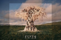 櫻坂46、“MUFGスタジアム（国立競技場）開催”5周年記念ライブキービジュ解禁 桜の木囲うメンバー32人で構成【5th YEAR ANNIVERSARY LIVE】