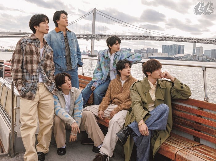 SixTONES、デビュー6周年記念「CanCam」表紙で仲よくクルーズロケ アリーナツアーへの思い語る