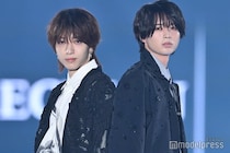 KEY TO LIT井上瑞稀＆中村嶺亜、シークレットで「TGC」ランウェイデビュー 背中合わせに黄色い歓声【TGC2026 S/S】