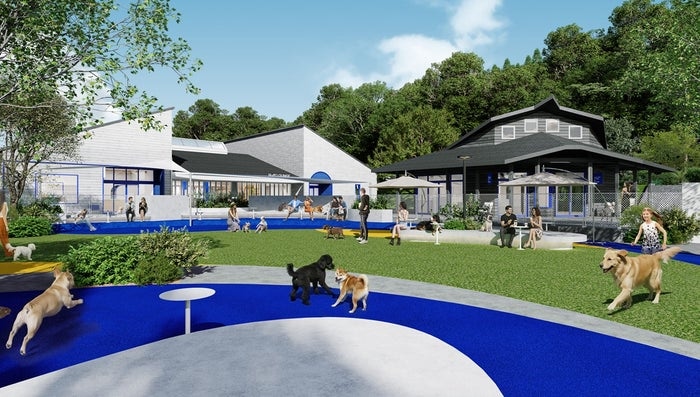 千葉に複合ドッグリゾート「ラフラフ」5月30日誕生 ドッグラン付き宿泊棟＆日帰りエリア