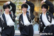 三つ子・佐藤三兄弟、夢は「紅白」出場 メジャーデビュー曲初披露で会場沸かす