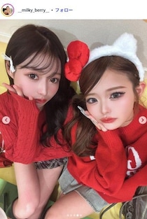 「今日好き」雨宮由乙花＆未苺姉妹「2人合わせて35kg痩せた」2ショット動画に反響「スタイル抜群」「系統違いの最強姉妹」