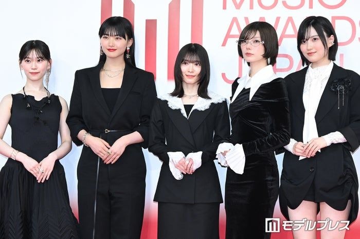 【MAJ2026】櫻坂46、森田ひかる・山崎天ら5人でレカペ登場 個性活かしたモノトーンの装い