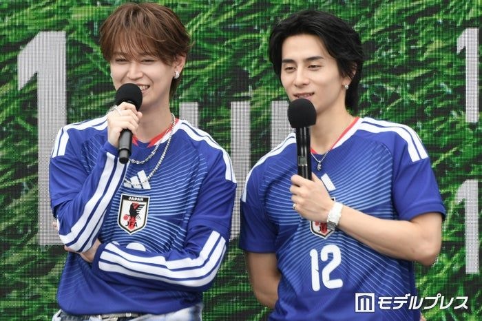 JO1白岩瑠姫＆INI西洸人「FIFAワールドカップ2026」パブリックビューイング駆けつける 注目の選手は？