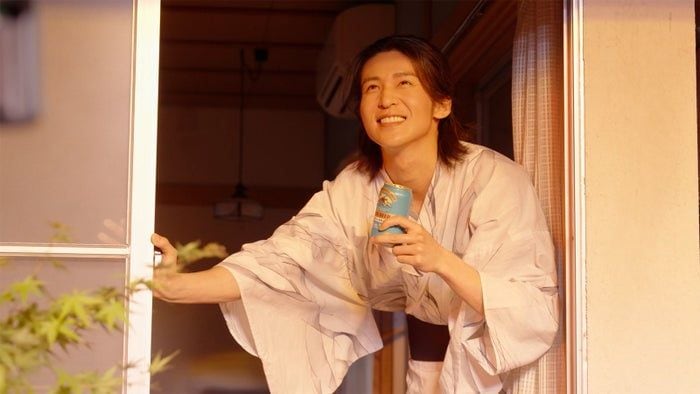 Snow Man目黒蓮、 内村光良と浴衣姿の「晴れ風」新CM公開 花火大会を心待ちにするひととき描く