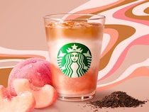 【スタバ新作】「ピーチ クリーミー ティー ラテ」サマーシーズンピーチビバレッジのラストを飾る1杯