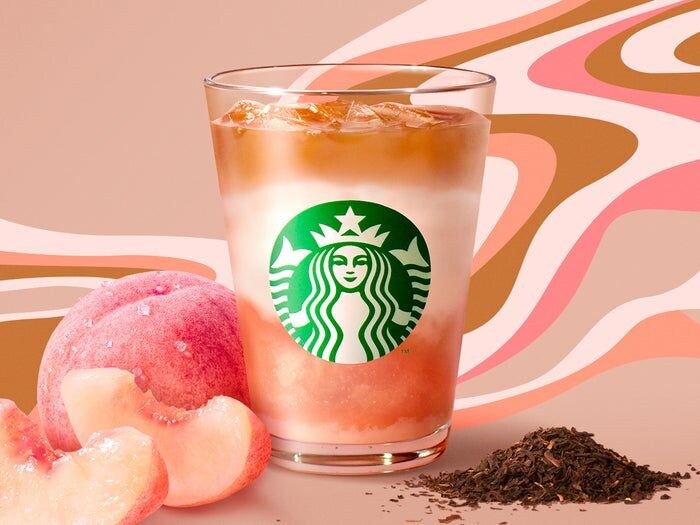【スタバ新作】「ピーチ クリーミー ティー ラテ」サマーシーズンピーチビバレッジのラストを飾る1杯